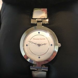 Christian Lacroix Floral Band Watch